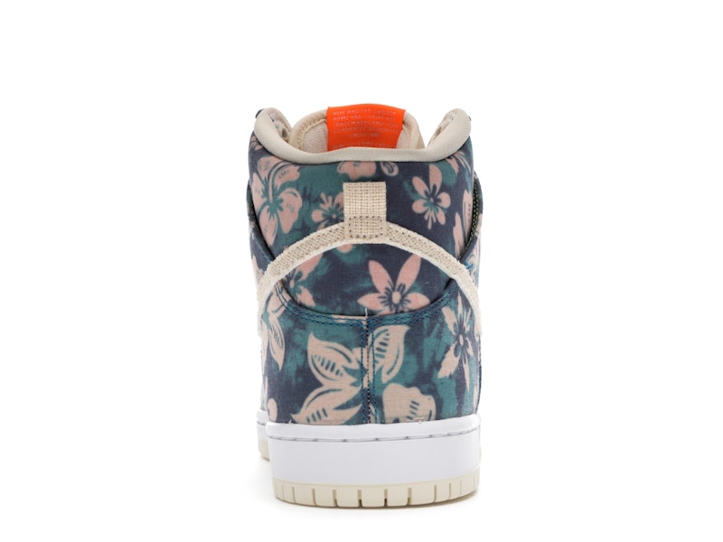 Nike SB Dunk High Hawaii - Sail/Blue-Green Aqua - CZ2232-300 - 28