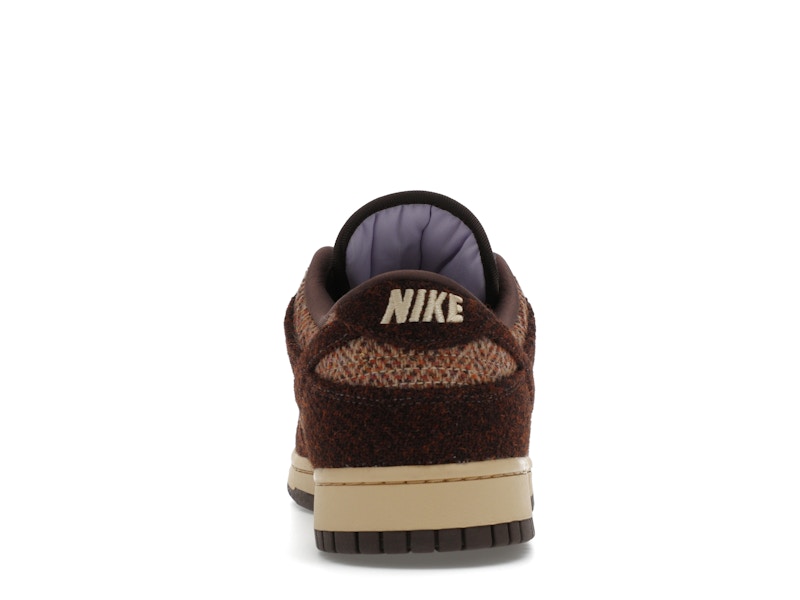 Nike Dunk Low Harris Tweed Sesame Womens - Sesame/Violet Mist/Baroque Brown - IO0052-200 - 28