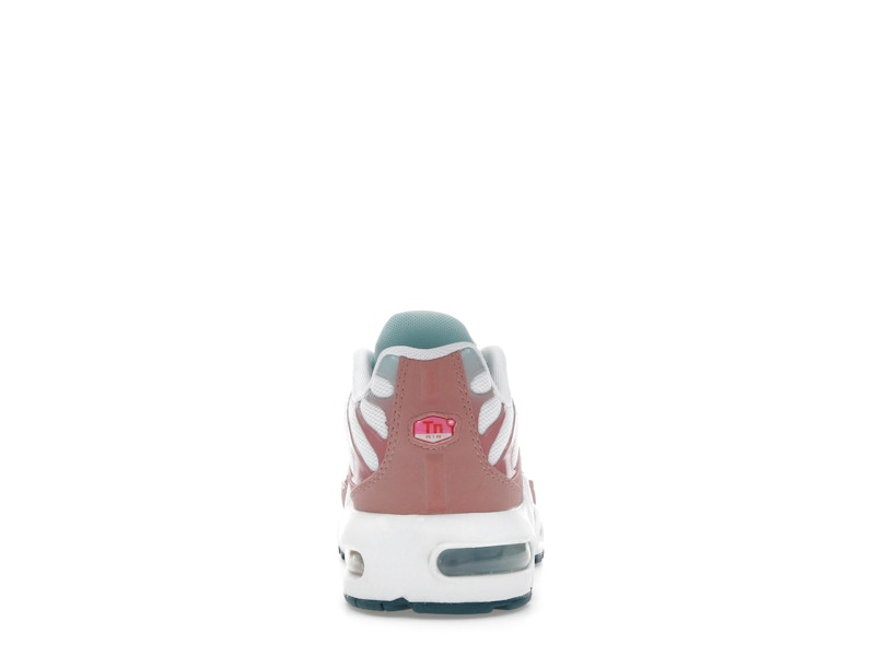 Nike Air Max Plus White Red Stardust Jade Ice Siren Red (GS), vista a 360 gradi 28 di 36