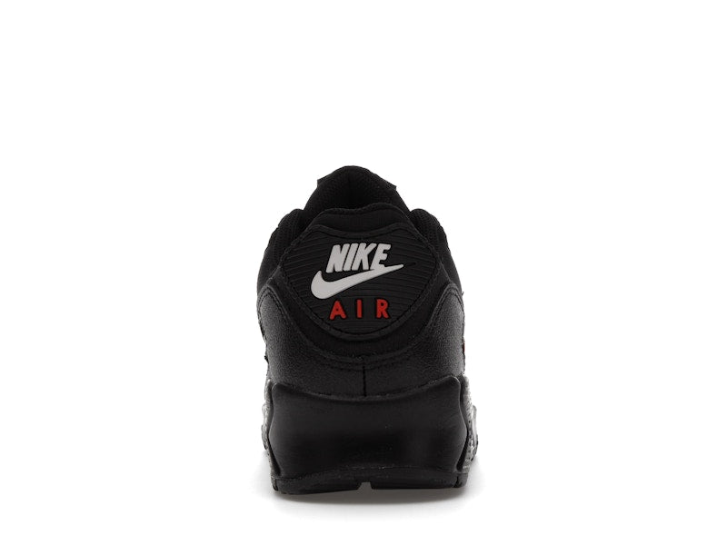 Nike Air Max 90 Black Sport Red - Black/Sport Red/White/Black - DC9388-002 - 28