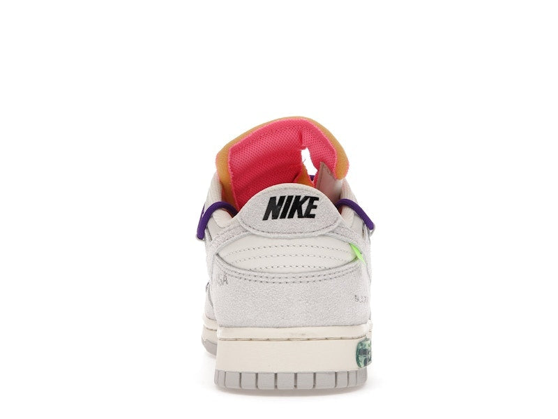Nike Dunk Low Off White Lot 15, vista a 360 gradi 28 di 36