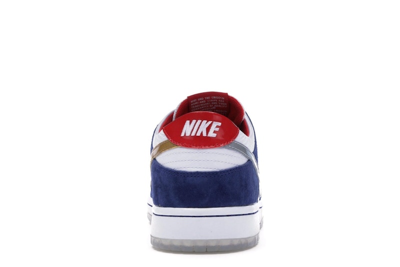 Nike Dunk Sb Low Ishod Wair Bmw - Deep Royal Blue/Metallic Silver-University Red-Metallic Silver - 839685-416 - 28