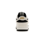 Nike Dunk Low Embossed Black Sail Womens - Black/Sail/Metallic Gold/Sail - IF3944-001 - 28