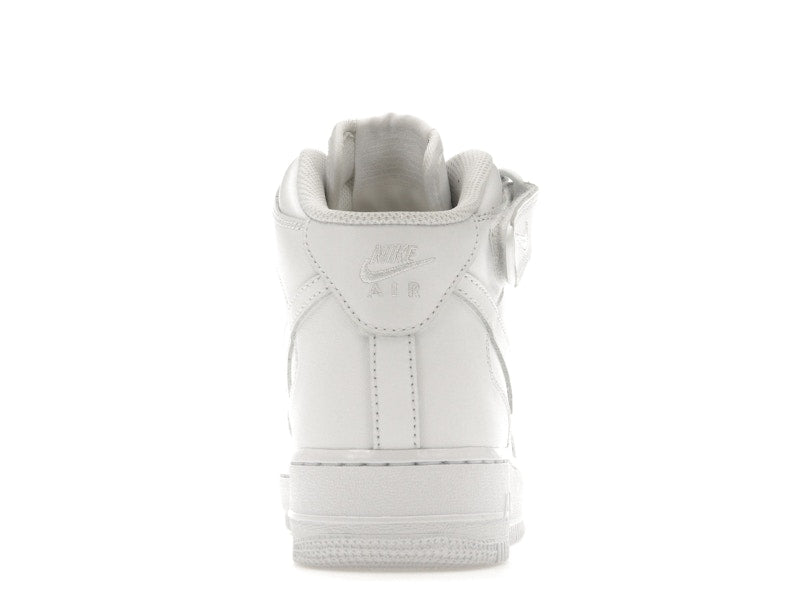 Nike Air Force 1 Mid Triple White (W) - White/White-White - DD9625-100/366731-100 - 28