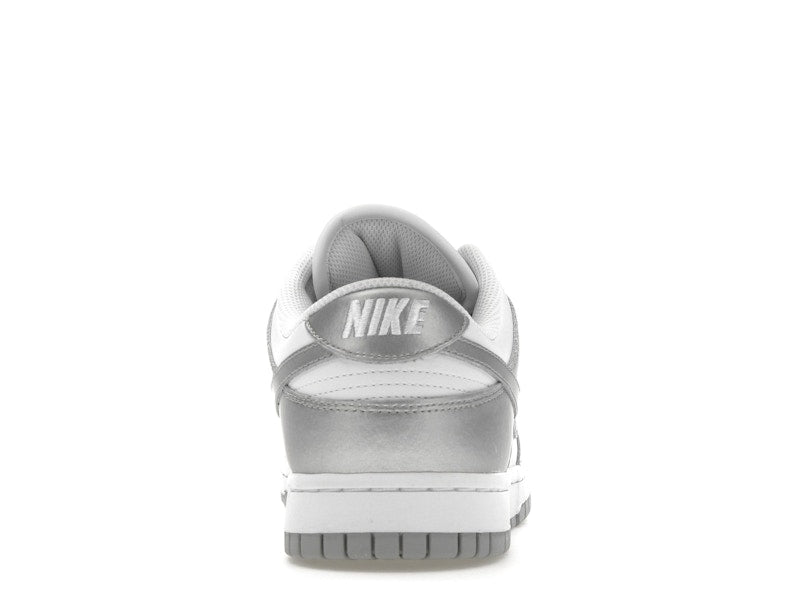 Nike Dunk Low Metallic Silver Womens - White/Metallic Silver/Blue Joy - FV1311-100 - 28