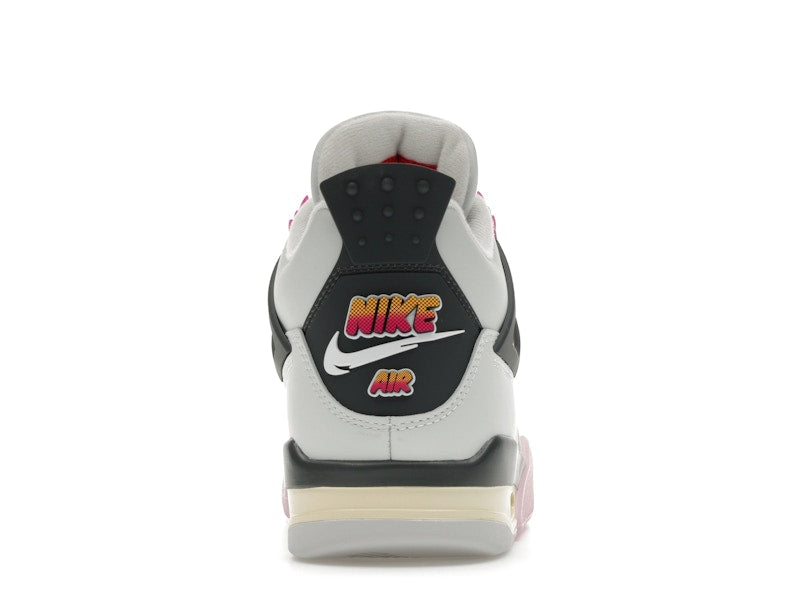Air Jordan 4 Retro Comic - Off White/Anthracite/Neutral Grey/Fire Pink/Light Arctic Pink/Muslin - JA1135-100 - 28