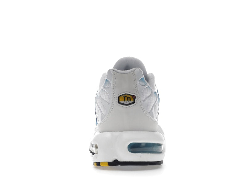 Nike Air Max Plus Spray Paint Swoosh White Blue - White/Blue/Yellow - DX8962-100 - 28