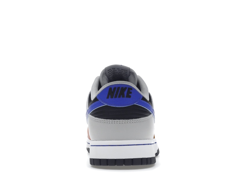 Nike Dunk Low EMB NBA 75th Anniversary Knicks - Black/Racer Blue-Grey Fog-Orange - DD3363-002 - 28