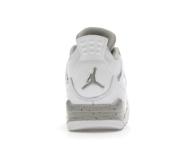 Air Jordan 4 Retro White Oreo 2021 (GS) - White/Tech Grey-Black-Fire Red - DJ4699-100 - 28