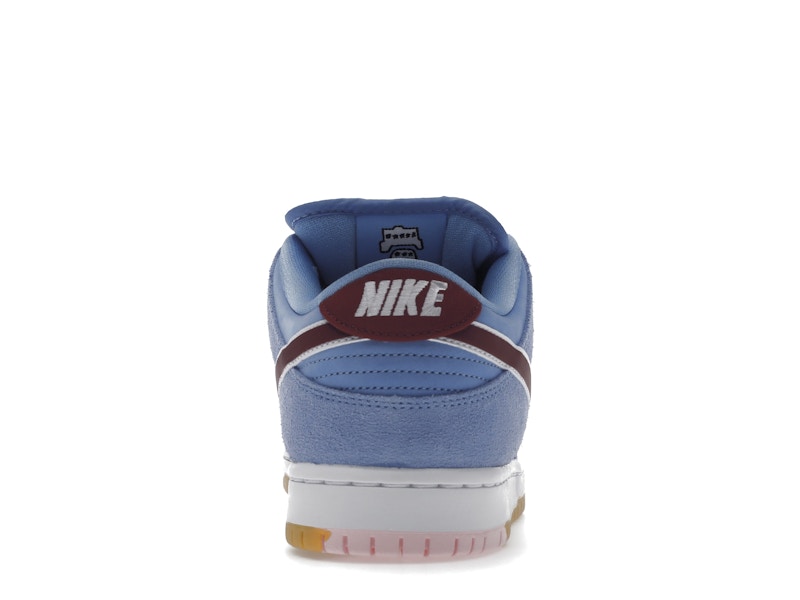 Nike Sb Dunk Low Valour Blue Team Maroon - Valor Blue/Team Maroon/White/Gum - DQ4040-400 - 28