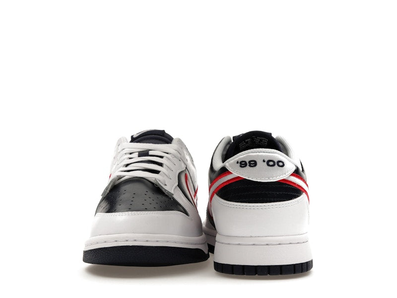 Nike Dunk Low Houston Comets Four Peat Womens - White/Obsidian/Wolf Grey/University Red - DZ2780-100 - 28