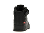 Nike Air Force 1 Mid Supreme Black, vista a 360 gradi 29 di 36
