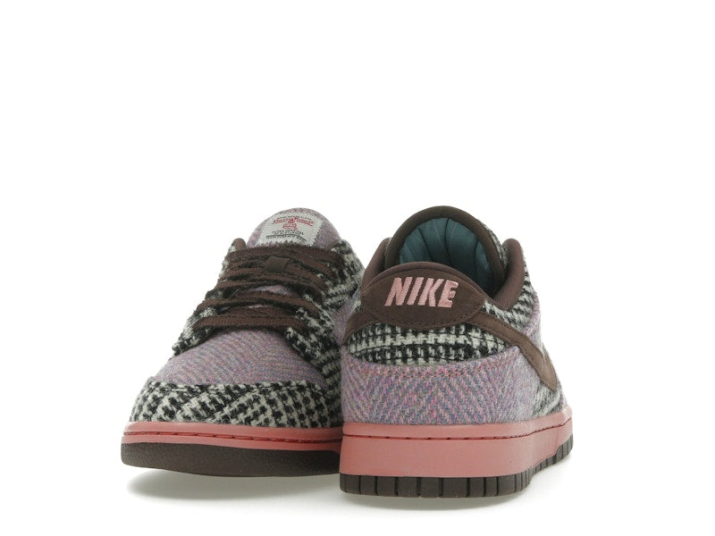 Nike Dunk Low Harris Tweed Purple Pink (Women's), vista a 360 gradi 29 di 36
