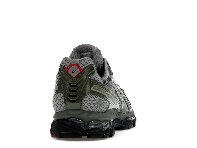 Asics Gel Kayano 121 Up There - Olive Green/Grey/Red - 1203A869-021 - 29