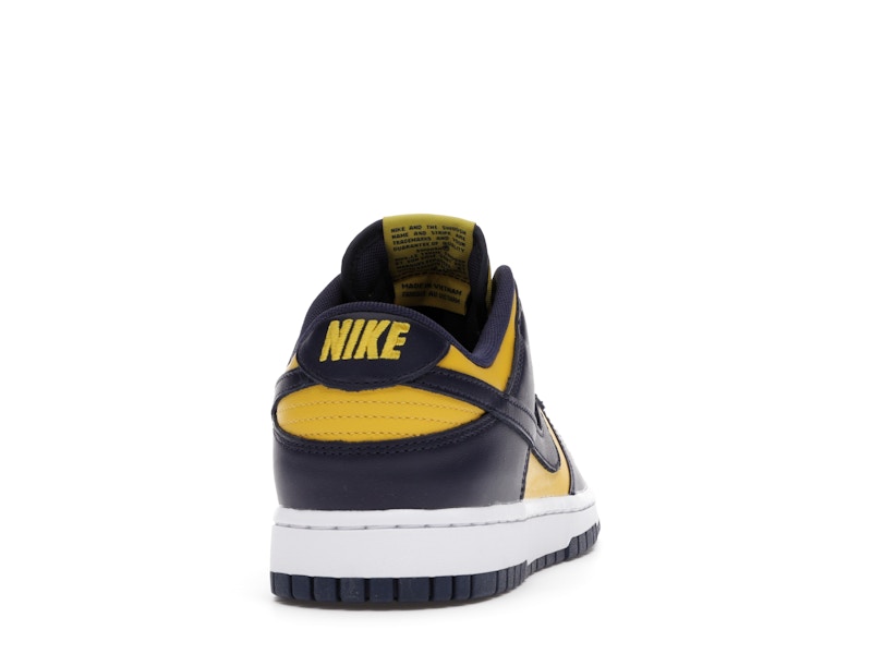 Nike Dunk Low Michigan - Varsity Maize/Midnight Navy-White - DD1391-700 - 29