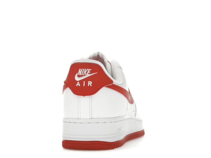 Nike Air Force 1 07 Dragon Red - White/White/Dragon Red - FJ4146-106 - 29