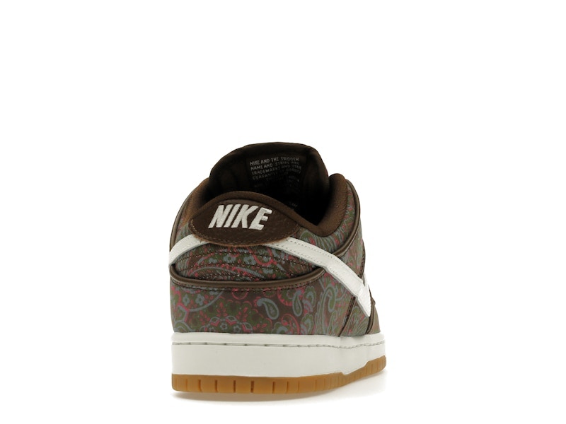 Nike Sb Dunk Low Pro Paisley Brown - Brown/Muli-Color-White-Gum - DH7534-200 - 29