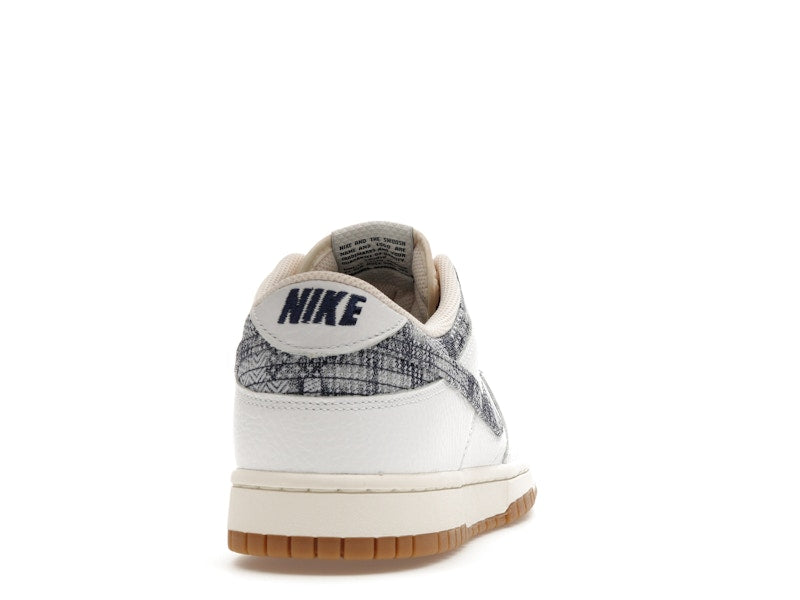 Nike Dunk Low Washed Denim White Midnight Navy - White/Midnight Navy-Gym Red-Sail - FN6881-100 - 29