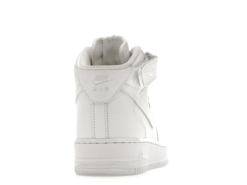 Nike Air Force 1 Mid Triple White (W) - White/White-White - DD9625-100/366731-100 - 29