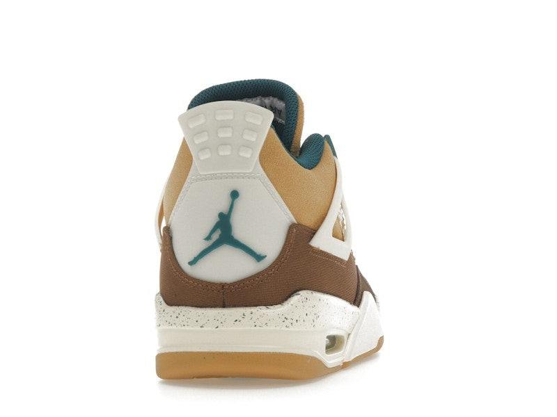 Air Jordan 4 Retro Cacao Wow (GS) - Cacao Wow/Geode Teal/Ale Brown/Twine/Sail/Luminous Green - FB2214-200 - 29