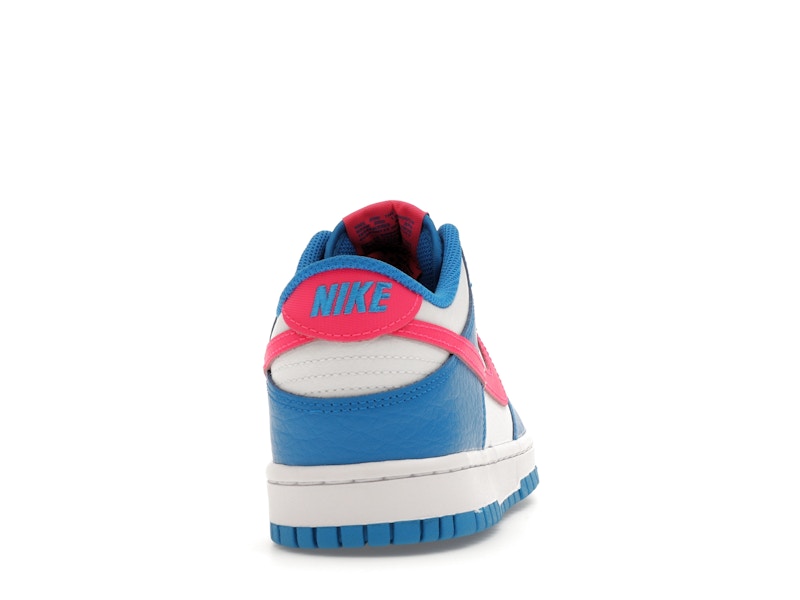 Nike Dunk Low Photo Blue White Light Lemon Twist Hyper Pink (GS), vista a 360 gradi 29 di 36