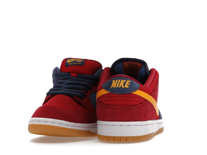 Nike Sb Dunk Low Barcelona - Maroon/Navy-Gold - DJ0606-400 - 29