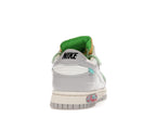 Nike Dunk Low Off White Lot 7 - Sail/Neutral Grey-Vapor Green - DM1602-108 - 29