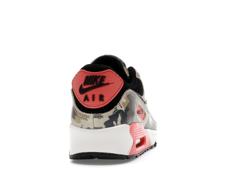 Nike Air Max 90 Premium Magic Ember Camo - Light Khaki/Black/Magic Ember/Mink Brown/Medium Ash/Parachute Beige - IF1721-200 - 29