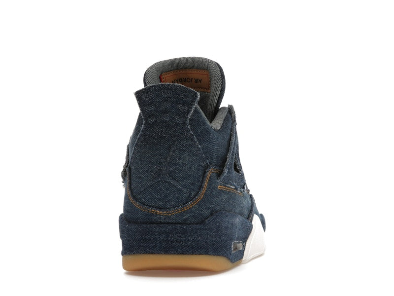 Air Jordan 4 Retro Levis Denim - Denim/Denim-Sail-Game Red - AO2571-401 - 29