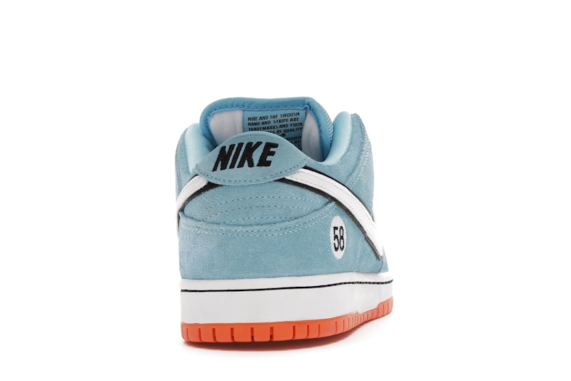 Nike Sb Dunk Low Club 58 Gulf - Blue Chill/Safety Orange-Black-White - BQ6817-401 - 29