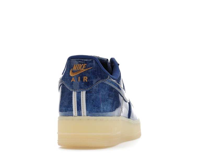 Nike Air Force 1 Low Patent Denim - Coastal Blue/Natural/Flax/Coastal Blue - IM5757-400 - 29