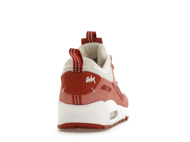 Nike Air Max 90 Futura Red Stardust Womens - Red Stardust/Summit White/Campfire Orange/Rugged Orange - FQ8881-618 - 29