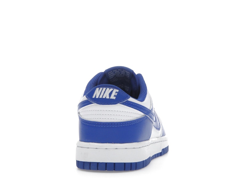 Nike Dunk Low White Hyper Royal (2025), vista a 360 gradi 29 di 36
