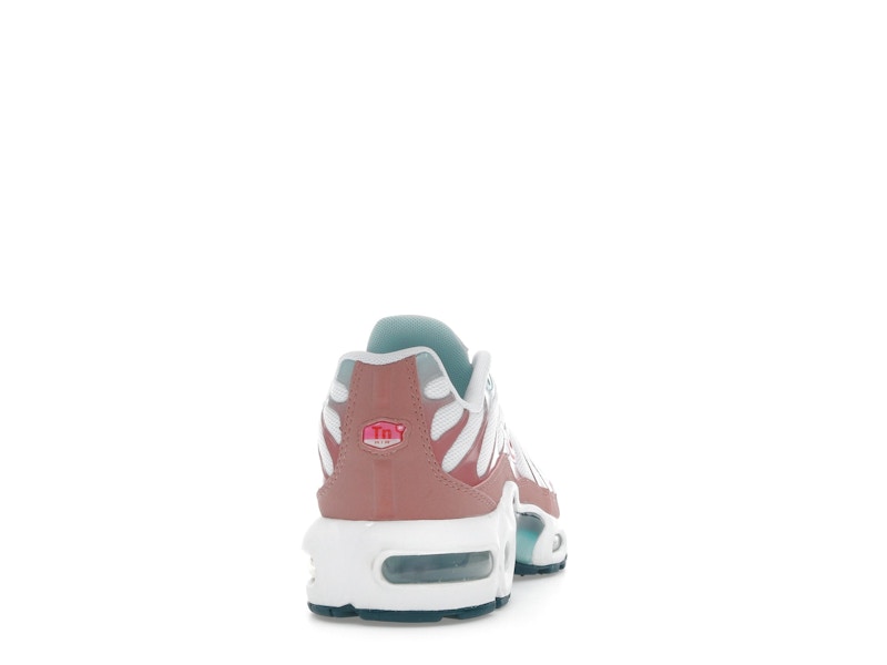 Nike Air Max Plus White Red Stardust Jade Ice Siren Red (GS), vista a 360 gradi 29 di 36