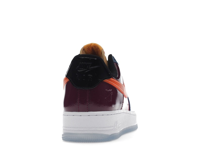 Nike Air Force 1 Low Undefeated Multi Patent - Polar/Total Orange-Multi-Color - DV5255-400 - 29