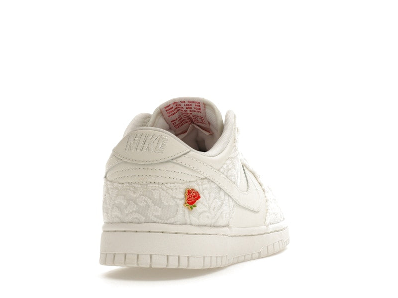Nike Dunk Low Give Her Flowers Womens - Sail/University Red-Medium Soft Pink - FZ3775-133 - 30