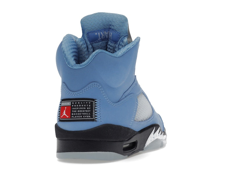 Air Jordan 5 Retro Unc University Blue, vista a 360 gradi 30 di 36