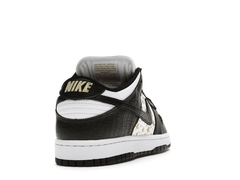 Nike SB Dunk Low Supreme Black, vista a 360 gradi 30 di 36