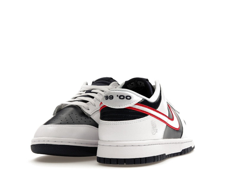 Nike Dunk Low Houston Comets Four Peat Womens - White/Obsidian/Wolf Grey/University Red - DZ2780-100 - 30