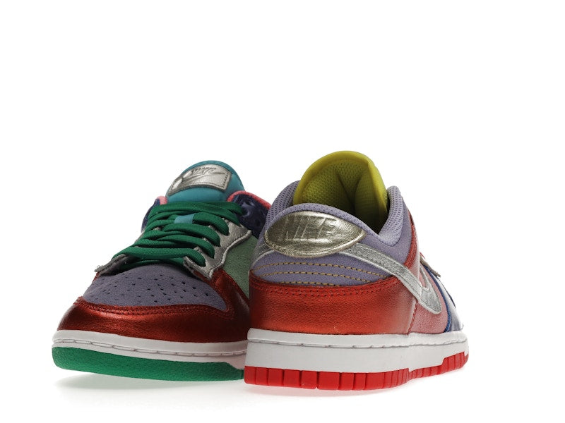 Nike Dunk Low Sunset Pulse (W) - Sunset Pulse/Silver-Purple Pulse - DN0855-600 / DD1872-600 - 30
