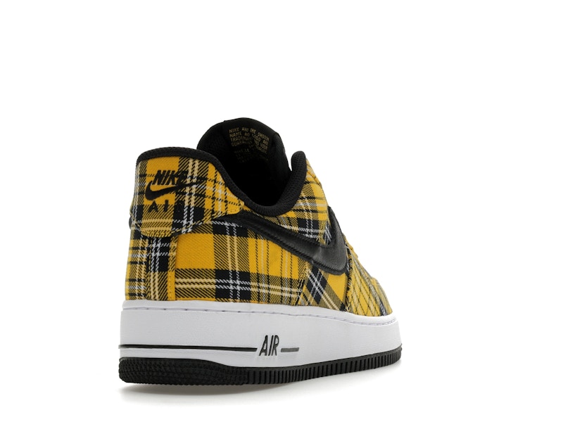 Nike Air Force 1 Low Clueless Yellow Plaid Womens - Multi-Color/Black/Yellow Ochre/White - IR5596-900 - 30