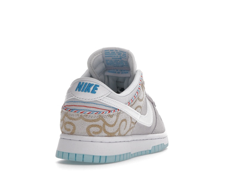 Nike Dunk Low Barbershop Grey - Grey/White/Teal - DH7614-500 - 30