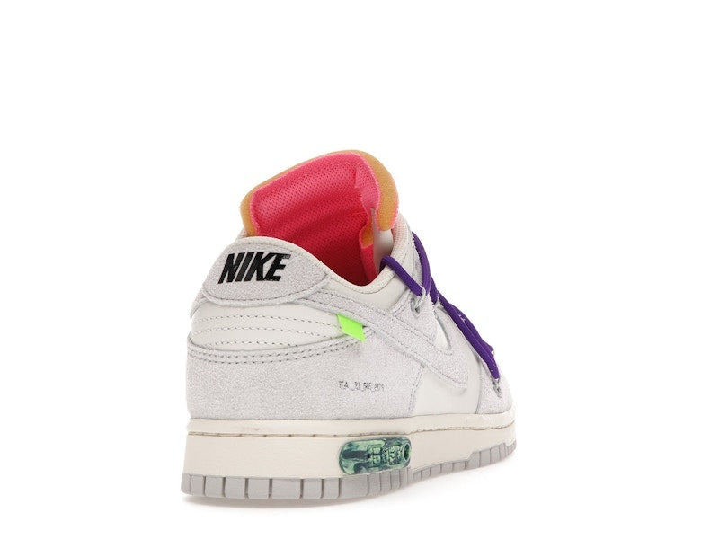 Nike Dunk Low Off White Lot 15, vista a 360 gradi 30 di 36