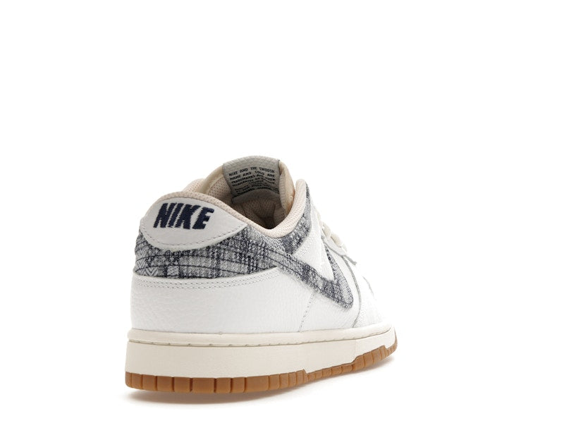 Nike Dunk Low Washed Denim White Midnight Navy - White/Midnight Navy-Gym Red-Sail - FN6881-100 - 30