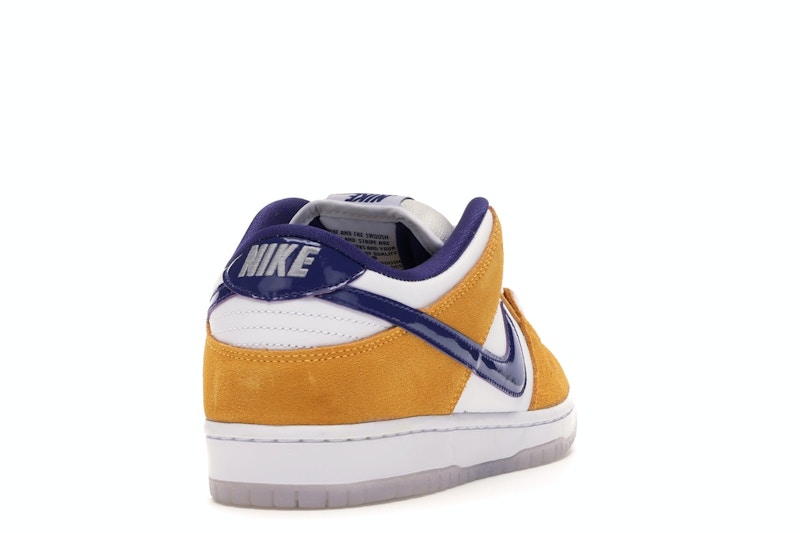 Nike SB Dunk Low Laser Orange - White/Regency Purple-Laser Orange - BQ6817-800 - 30