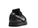 Nike Dunk Low Off White Lot 50 - Black/Metallic Silver-Black - DM1602-001 - 30