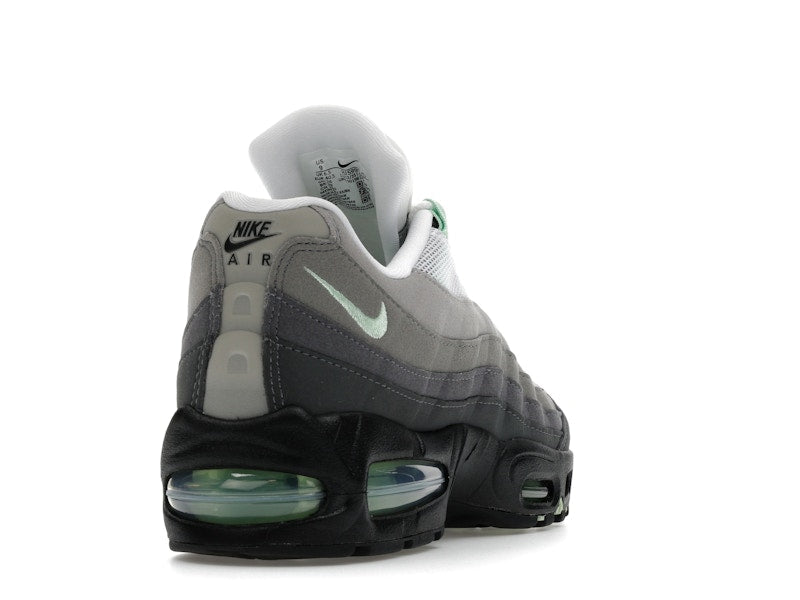 Nike Air Max 95 Og Big Bubble Fresh Mint Womens - Black/Fresh Mint/White/Medium Grey/Anthracite/Light Graphite - HJ5996-005 - 30