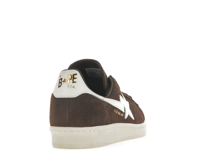 Adidas Campus 80s Bape 30th Anniversary Brown - Brown/Cloud White/Gold Metallic - IF3379 - 30