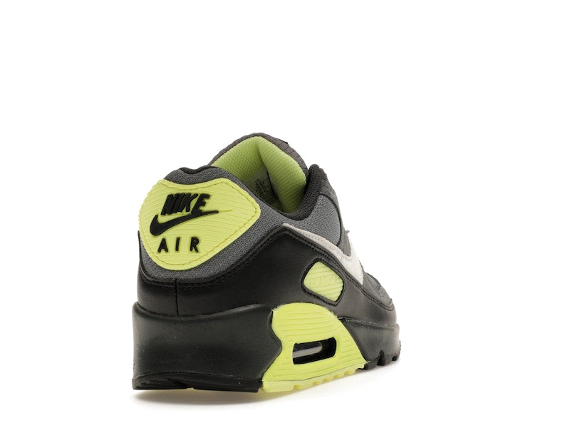 Nike Air Max 90 Smoke Grey Light Lemon Twist, vista a 360 gradi 30 di 36