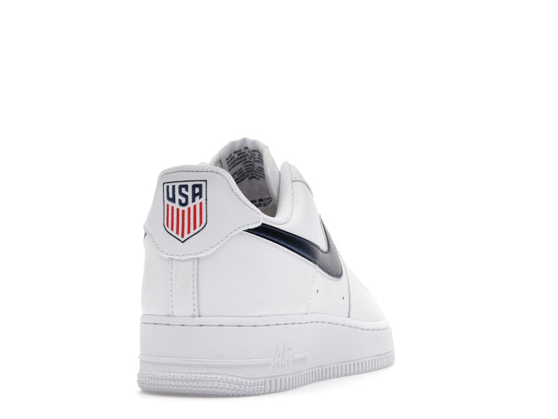 Nike Air Force 1 Low 07 Lv8 Team Usa World Cup - White/Midnight Navy/University Red/Metallic Gold - IQ0407-100 - 30
